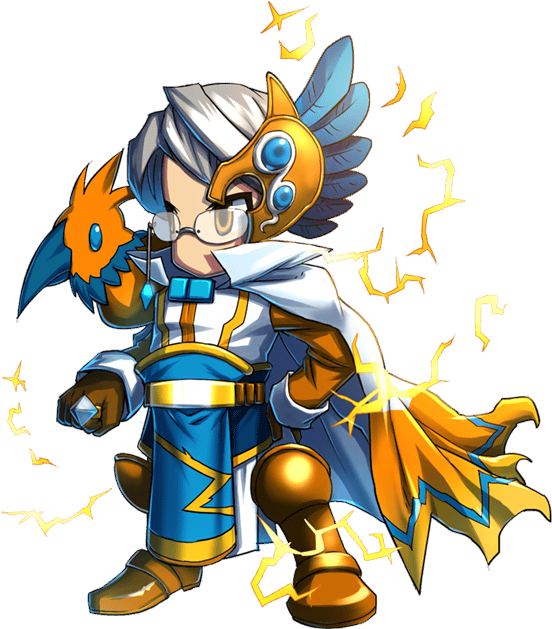 Commander Weiss - - Brave Frontier 2013 Units (588x652)