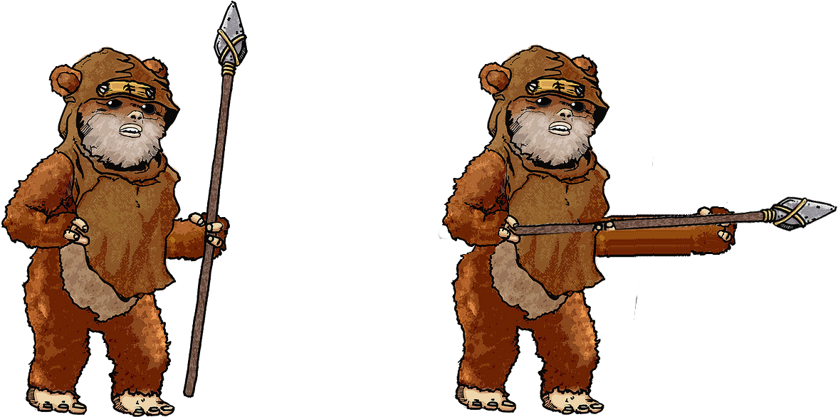 Ewok clipart image can be downloaded and... 