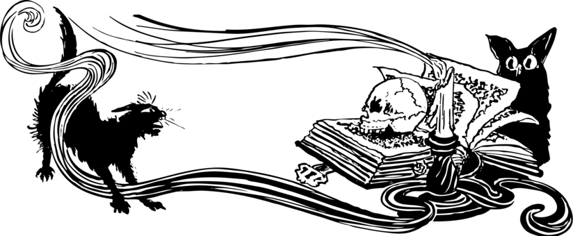 Youtube Drawing Download Halloween Film Series - Spooky Clip Art (824x340)