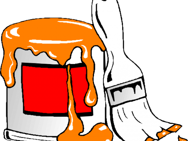 Painting Clipart Paint Palette - Paint Can Clipart (640x480)