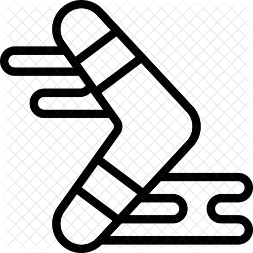 Boomerang Drawing Svg Png Transparent Download - Icon (512x512)