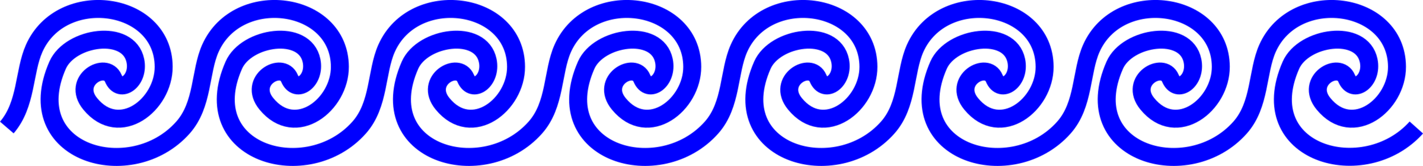 Meander Download Shape Symbol - Meander Clipart (2914x340)