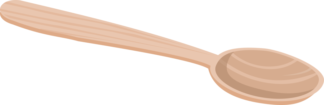Wooden Spoon Knife Fork Kitchen - Spoon Clipart (1042x340)
