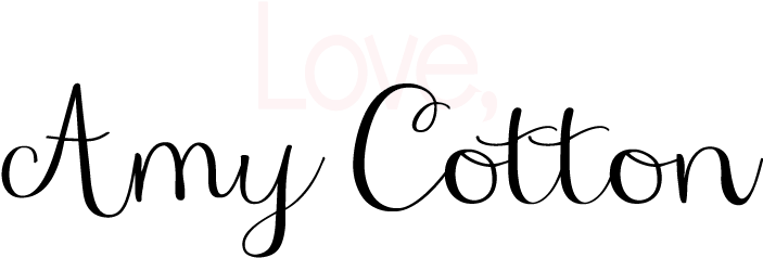 Love Amy Cotton - Calligraphy (703x255)