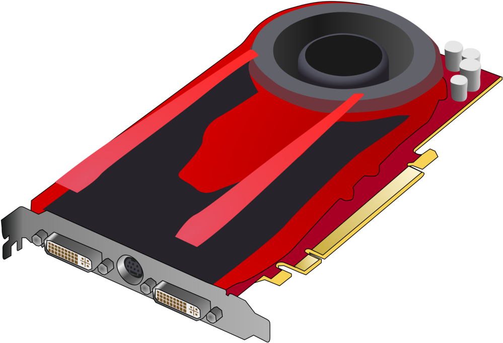 Graphics Cards & Video Adapters Computer Hardware Computer - Graphic Card Icon Png (1023x750)
