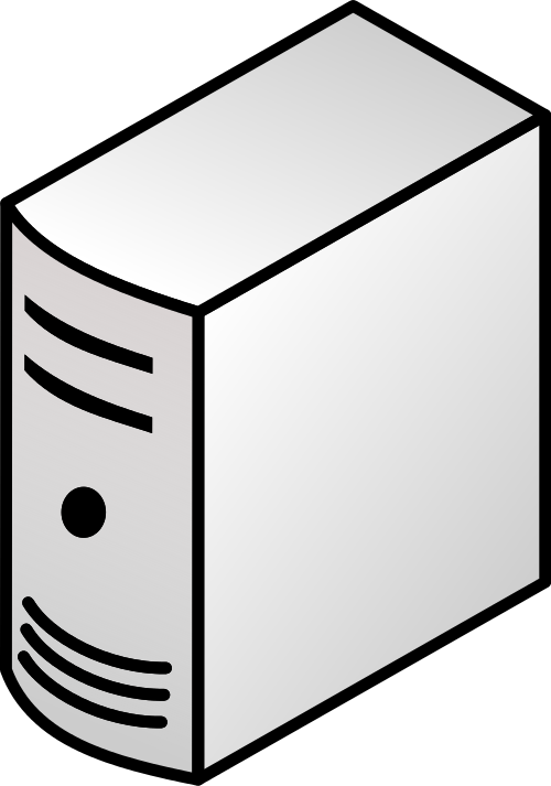 Server Clipart Server Pc - Server Drawing Png (500x713)