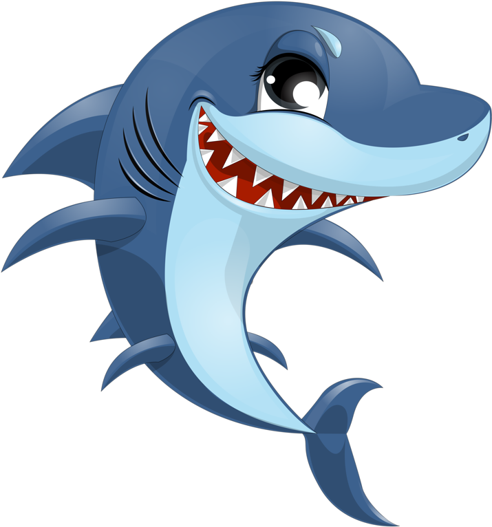 Фото, Автор Soloveika На Яндекс - Cute Great White Shark Cartoon (732x800)