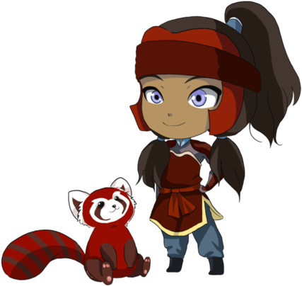 The Last Airbender / The Legend Of Korra - Chibi Legend Of Korra (500x559)