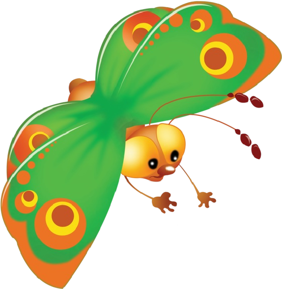 Baby Butterfly Cartoon Clip Art Pictures - Clipart Gratis (600x600)