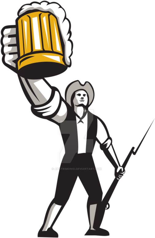 American Patriot Craft Beer Musket Bayonet By - Bayonet (719x1112)