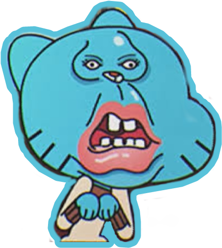 Gumball Funny Faces (468x509)