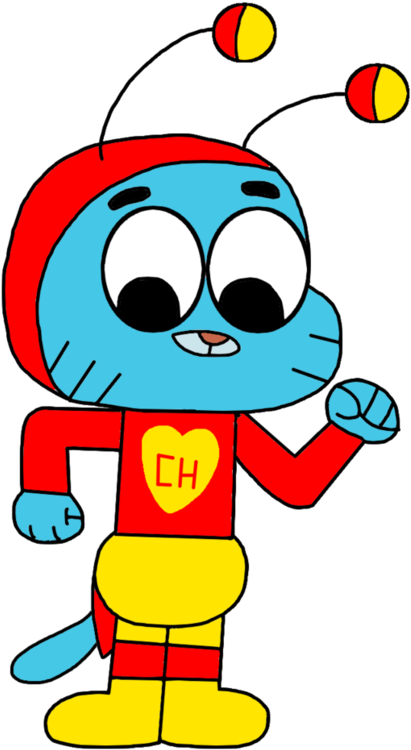 Gumball Watterson As El Chapulin Colorado By - El Chapulín Colorado (1032x774)