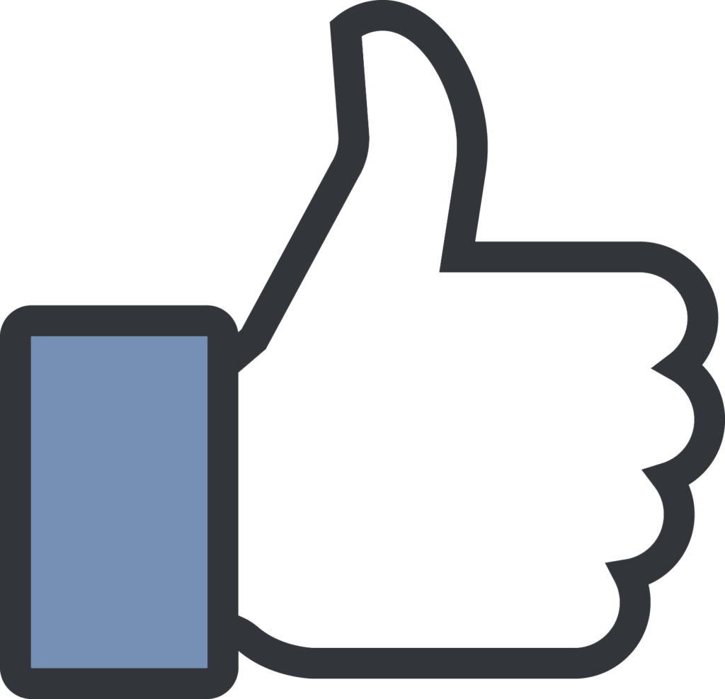Facebook Like Button - Facebook Thumbs Up (1024x987)