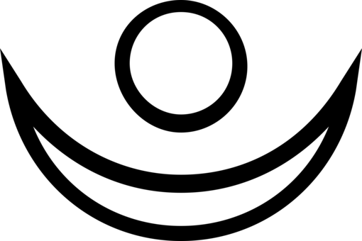 Religious Symbol Crescent Drawing Solar Symbol - Ancient Symbols Of Royalty (510x340)