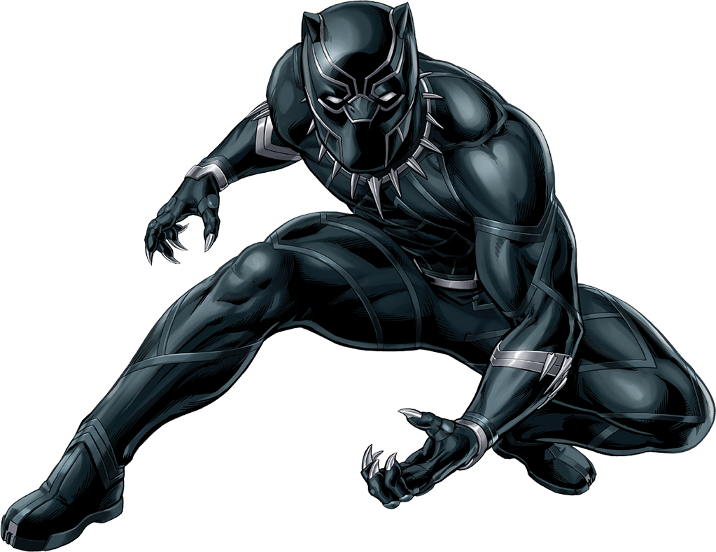 Black Panther Logos Brands And Logotypes Panther Clipart - Drawing Black Panther Easy (1023x789)