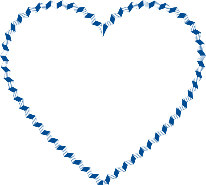 American Heart Association Clip Art Christmas Computer - Mc Escher Blue Art (837x750)