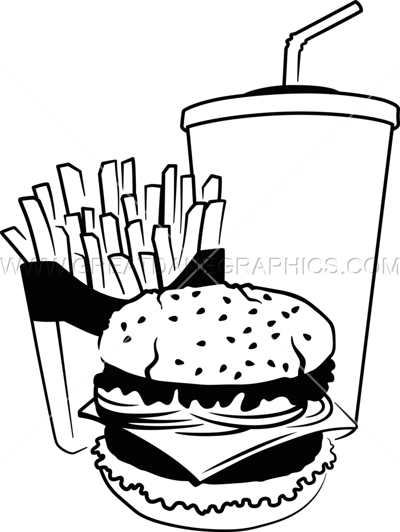 Graphic Royalty Free Fast At Getdrawings Com - Fast Food Drawing Easy (825x1098)