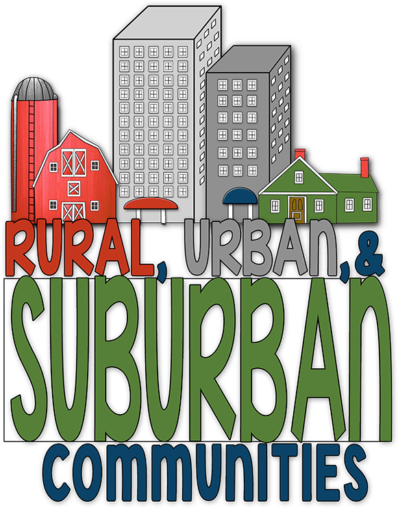 Types Of Communities Clipart (600x771)