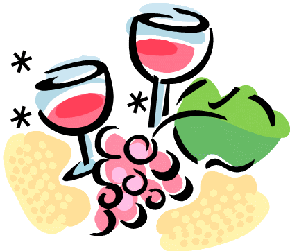 Wine Making - Spring Wine Clip Art (418x362)