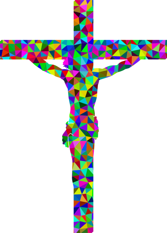Christian Cross Crucifix Christianity Altar - Crucifix Mosaic (538x750)
