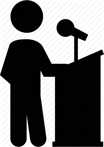 Clip Art Download Business Pros Icons By Marc Brown - Speaker Person Icon Png (362x512)