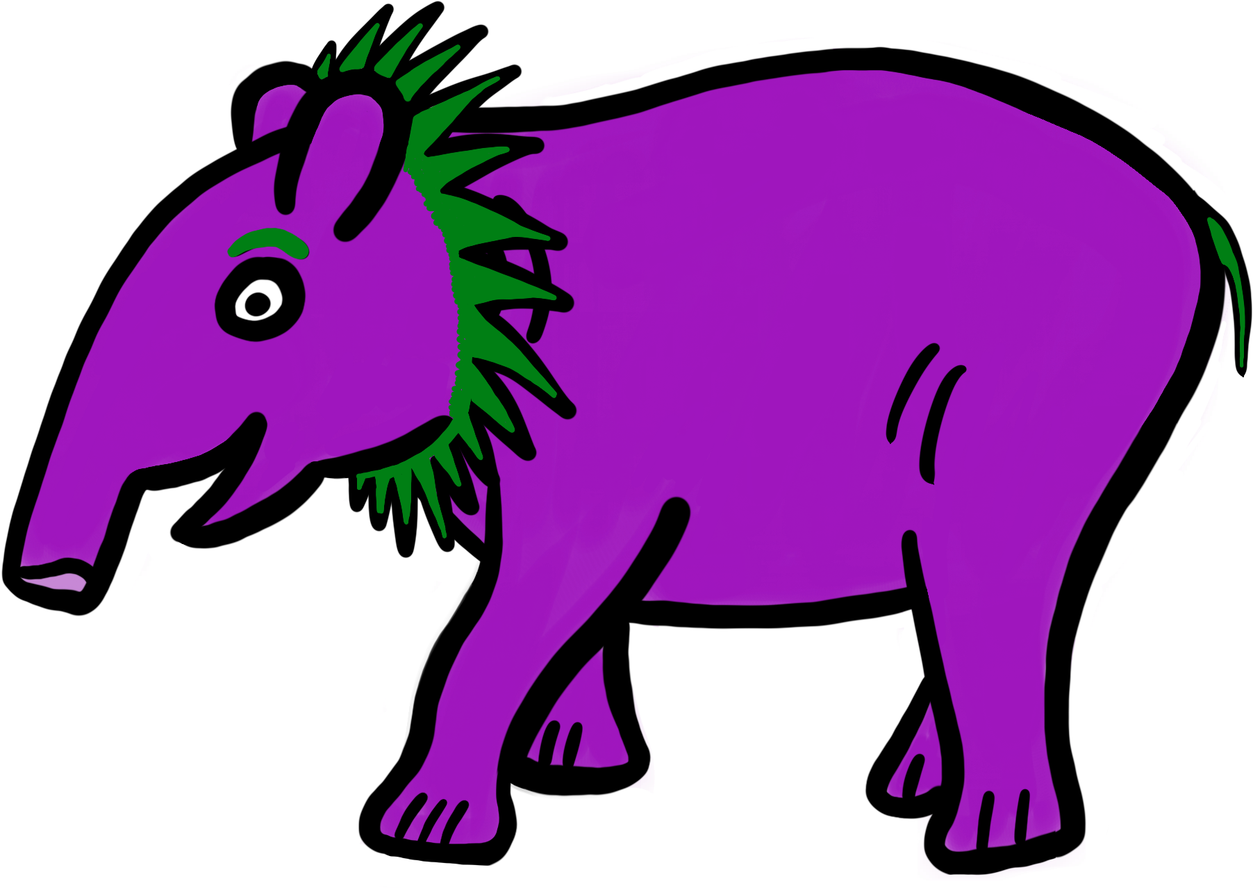 Zoey, The Tapir, Is A Member Of The Endangered Species - Endangered Species (2732x2048)