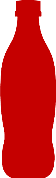 Clip Art Library Coke Silhouette At Getdrawings Com - Coca Cola Contour Bottle Vector (626x720)