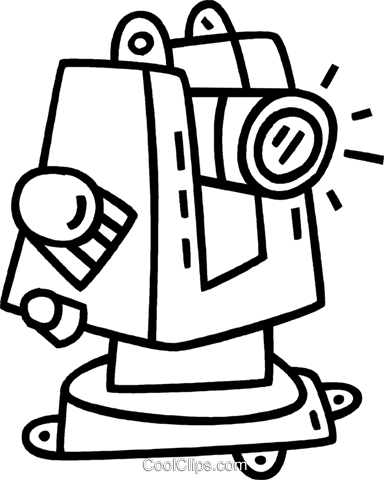 Telescope Royalty Free Vector Clip Art Illustration - Telescope Royalty Free Vector Clip Art Illustration (384x480)