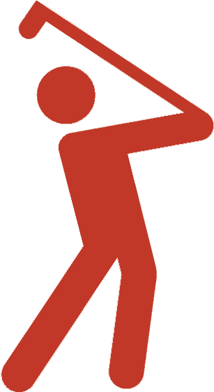Golf Course Clipart Lady Golf - Golf Sign (560x560)