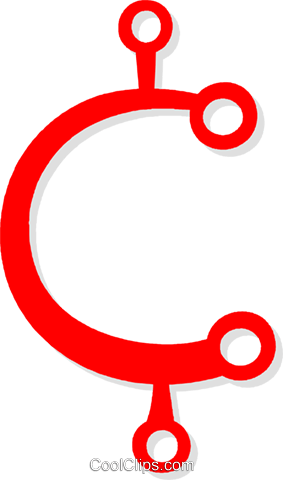 Cent Symbol Royalty Free Vector Clip Art Illustration - Clip Art (283x480)