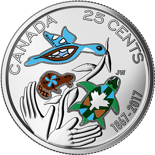 Coin Clipart 25 Cent - Glow In The Dark Toonie (570x570)