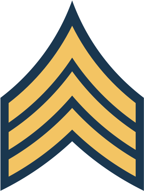 Marine Insignia Vector Clipart Eps Images 376 Clip - Us Army Sergeant Insignia (500x625)