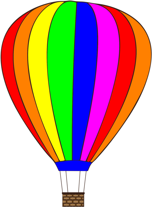Hot Air Balloon Art Computer Icons - Gambar Balon Udara Kartun (549x749)