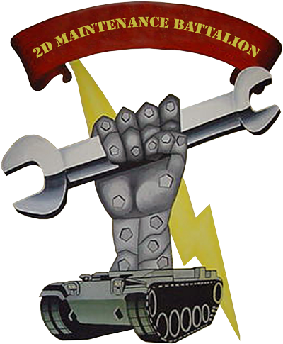 Marine Corps Base Camp Lejeune - 2nd Maintenance Battalion Logo (500x500)