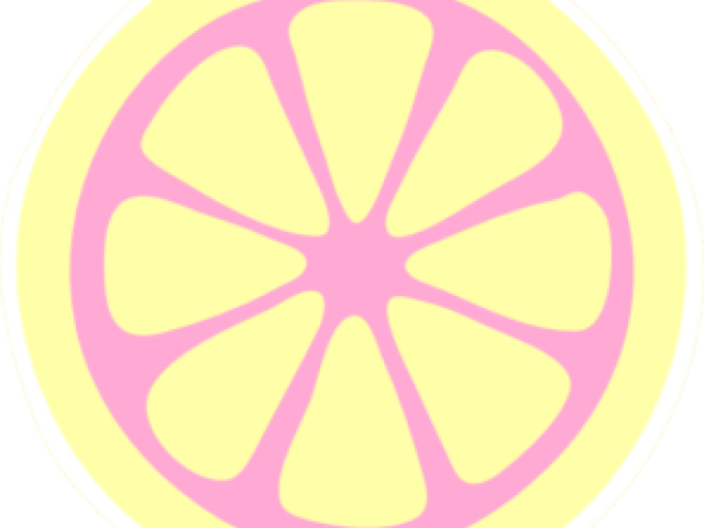 Lemon Clipart Pink Lemon - Circle (640x480)