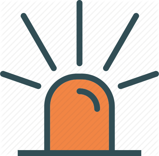 Clip Art Free Ambulance Clipart Siren Alarm - Icon (512x502)