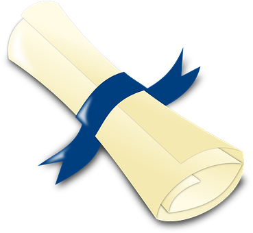 Certificate Images - Diploma Clip Art (369x340)
