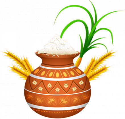 Picture Transparent Download Agriculture Clipart Farmar - Pongal Festival Png (440x418)