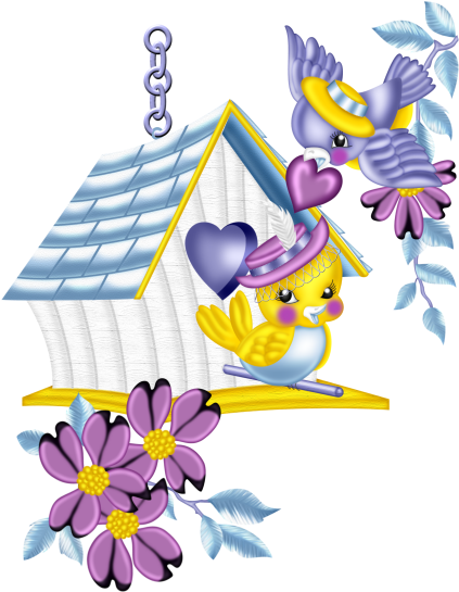 Image Du Blog Zezete2 - Cute Love Bird Drawing (433x553)