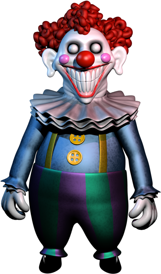 Tipi Drawing Creepy Clown - Five Nights At Freddy's (784x1019)