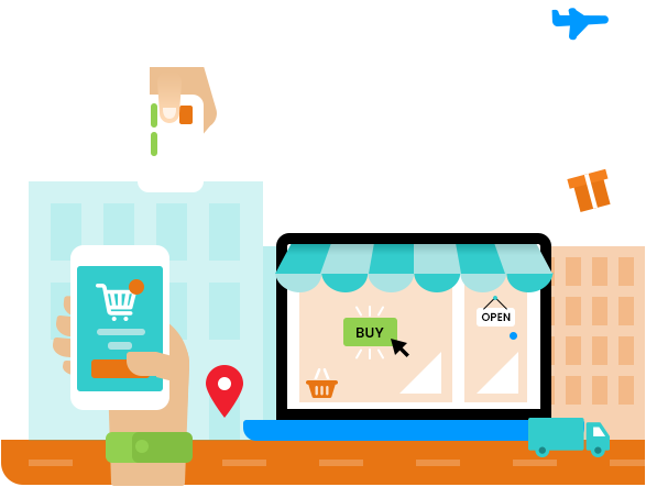 Get Merchant Accounts In Less Than 1 Week - Illustration (587x443)