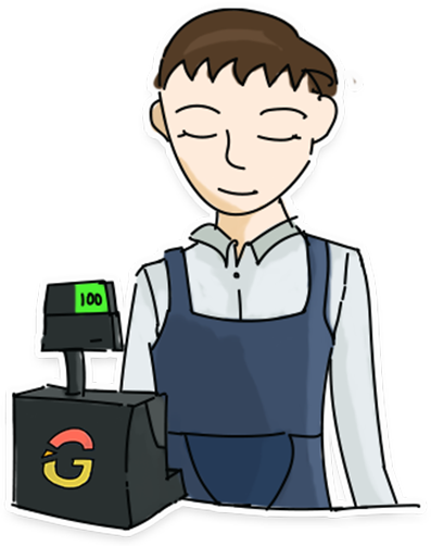 Merchant - Cartoon (397x502)