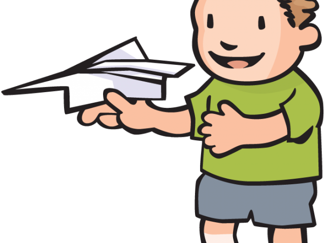 Warthog Clipart Plane - Make A Paper Plane Clipart (640x480)