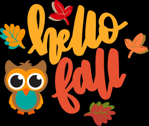 Fall Owl - Illustration (498x423)