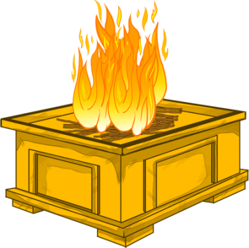 Altar Religion - Bronze Altar Of Tabernacle Jpg (362x360)