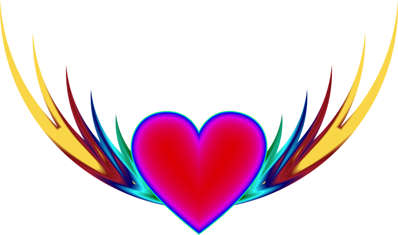 All Photo Png Clipart - Heart With Wings Transparent Background (1269x750)