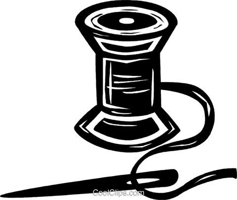 Nadel Und Faden Clipart - Needle And Thread (480x406)