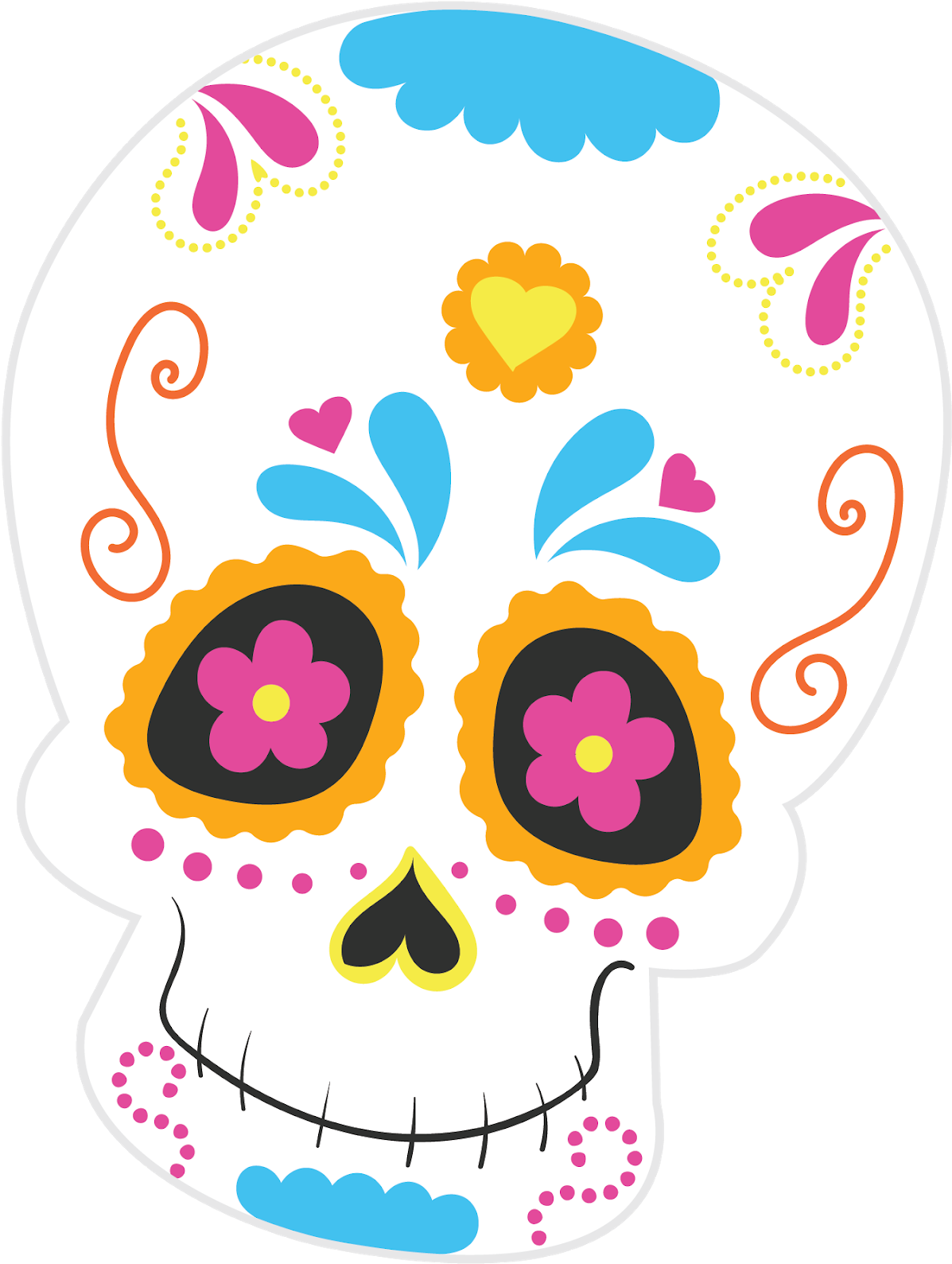 So, For The Next Year They Kept Looking For Ideas On - Dia De Los Muertos Invitation Template (1600x1600)