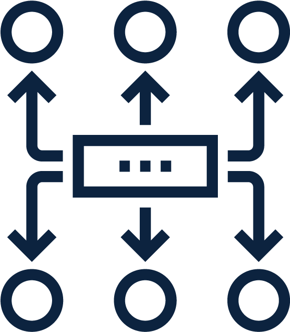 Identify & Close Organizational Gaps - Integrated Marketing Campaigns Icon (600x667)