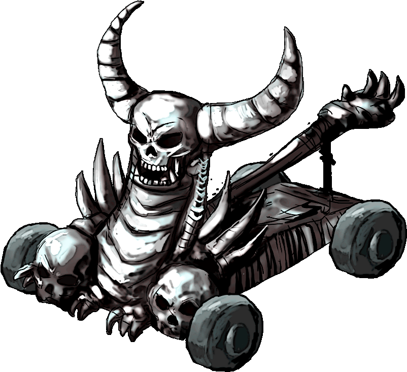 Skull Catapult - Illustration (900x900)